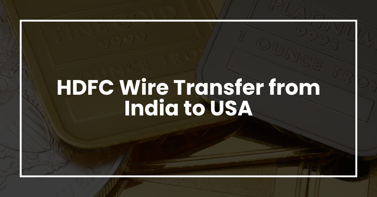 HDFC Wire Transfer from India to USA