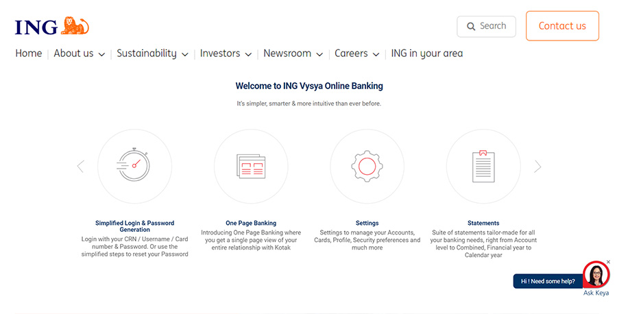 ING Vysya Online Bank - Online Banking ING Vysya Online Bank - Online Banking