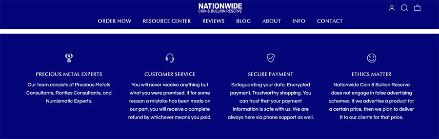 Nationwide Coin and Bullion Reserve Review