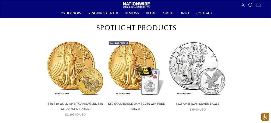 Nationwide Coin and Bullion Reserve Review