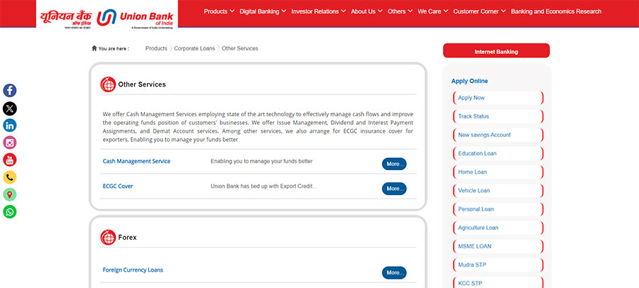 Union Bank of India Net Banking Union Bank of India Net Banking