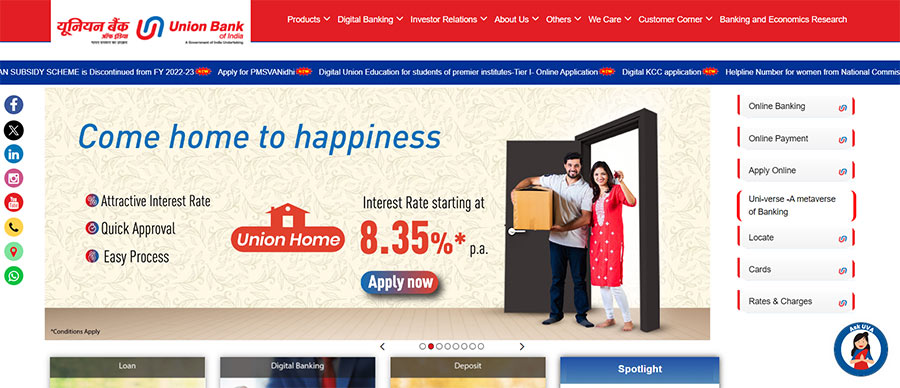 Union Bank of India Net Banking Union Bank of India Net Banking